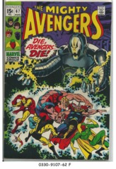 The AVENGERS #067 © August 1969 Marvel Comics